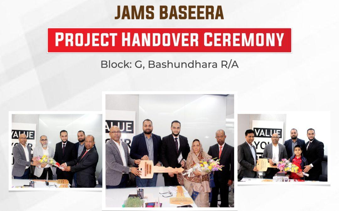 Jams Baseera Project Handover Ceremony